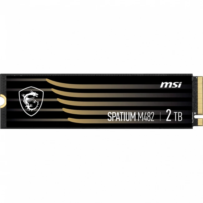 Внутренний жесткий диск MSI SPATIUM M482 PCIe 4.0 NVMe M.2 2TB (SSD (твердотельные), 2 ТБ, M.2, PCIe)