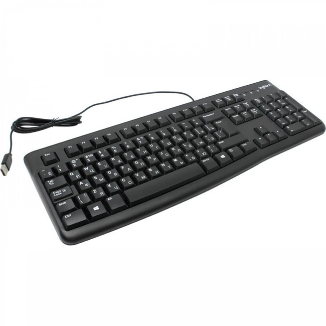 Клавиатура Logitech Keyboard K120, USB, Black 920-002522-NNC-002 (Проводная, USB)