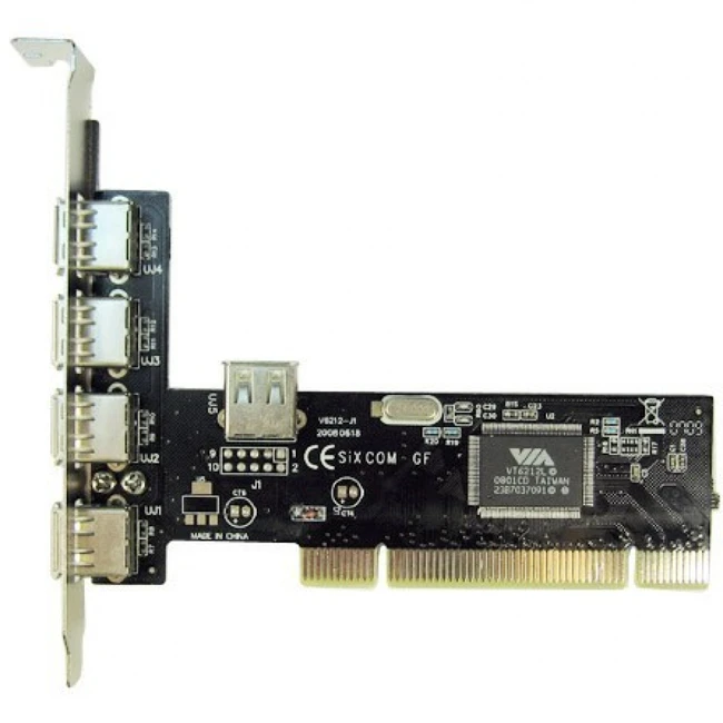 Аксессуар для ПК и Ноутбука NO NAME Контроллер PCI на USB 2.0 134 (Контроллер)
