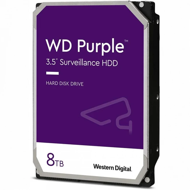 Жесткий диск Western Digital Purple WD84PURU-64 HDD (классические), 8 ТБ, 3.5 дюйма, SATA