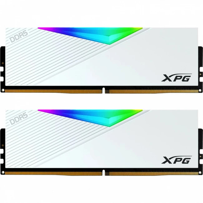 ОЗУ ADATA XPG Lancer RGB (DIMM 32GB (2 x 16GB) DDR5-6800) K2 AX5U6800C3416GDCLARWH AX5U6800C3416G-DCLARWH DIMM, DDR5, 32 Гб (2 х 16 Гб), 6800 МГц