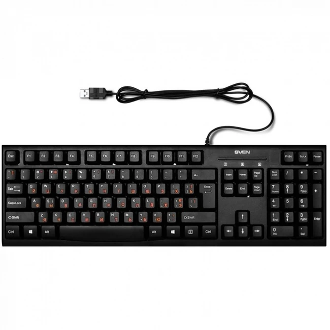 Клавиатура Sven KB-S300 (Проводная, USB)