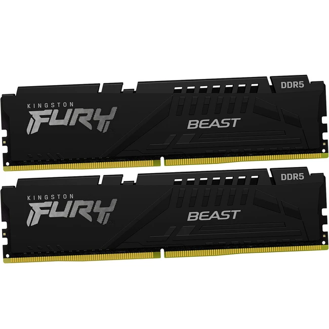 ОЗУ Kingston Fury Beast KF568C34BBEK2-32 (DIMM, DDR5, 32 Гб (2 х 16 Гб), 6800 МГц)