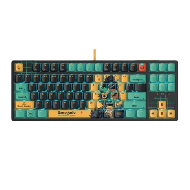 Клавиатура A4Tech Bloody AT87 Renegade (Проводная, USB)