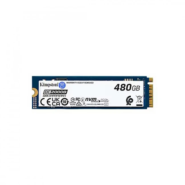 Внутренний жесткий диск Kingston DC2000B SEDC2000BM8/480G (SSD (твердотельные), 480 ГБ, M.2, PCIe)
