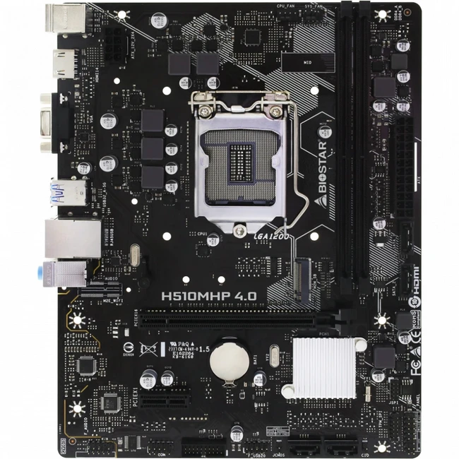 Материнская плата BIOSTAR H510MHP 4.0 (Micro-ATX, LGA 1200)