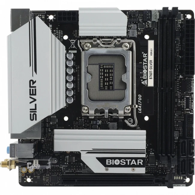 Материнская плата BIOSTAR B760T-SILVER (Mini-ITX, LGA 1700)