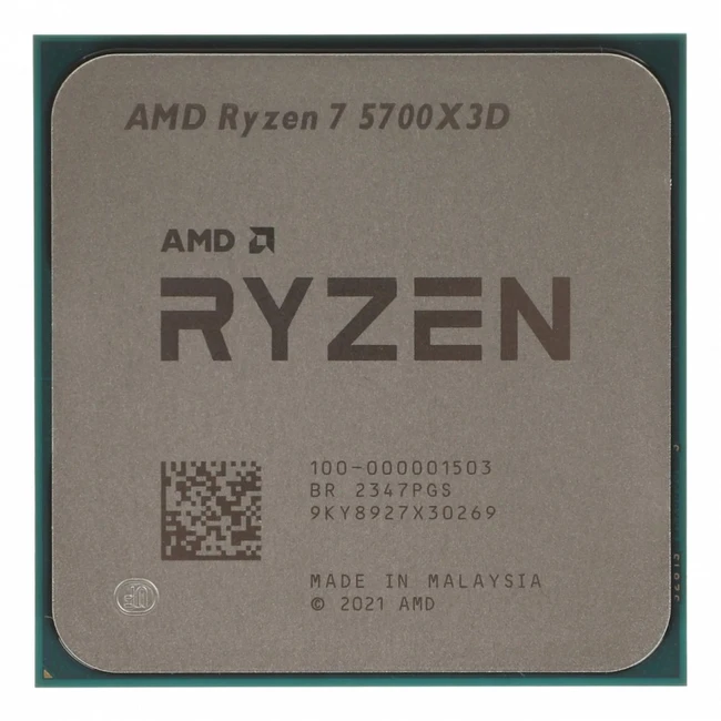 Процессор AMD RYZEN 7 5700X3D 100-100001503WOZ (8, 3.0 ГГц, 96 МБ, BOX)