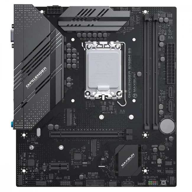 Материнская плата Maxsun Challenger B760M D5 WIFI 6940709660386 (Micro-ATX, LGA 1700)