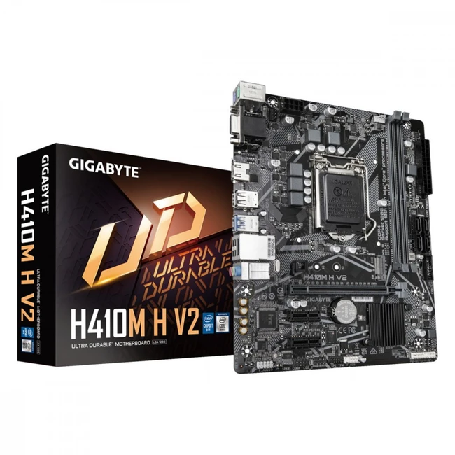 Материнская плата Gigabyte H410M H V2 2.1, RTL (Micro-ATX, LGA 1200)