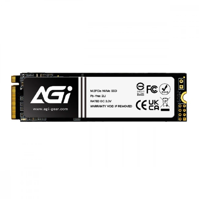 Внутренний накопитель AGI AGI512G80AI198R (SSD (твердотельные), 512 ГБ, M.2, PCIe)