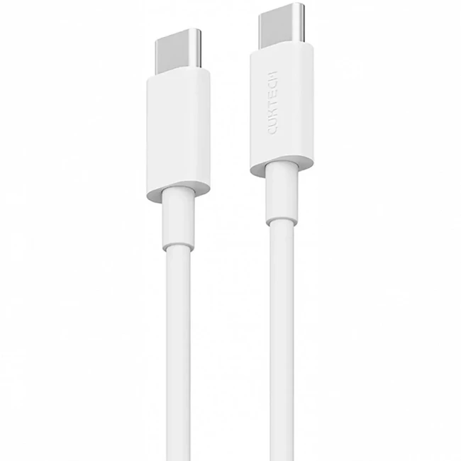 Кабель интерфейсный Cuktech CKCTC515NCHW (USB Type C - USB Type C)