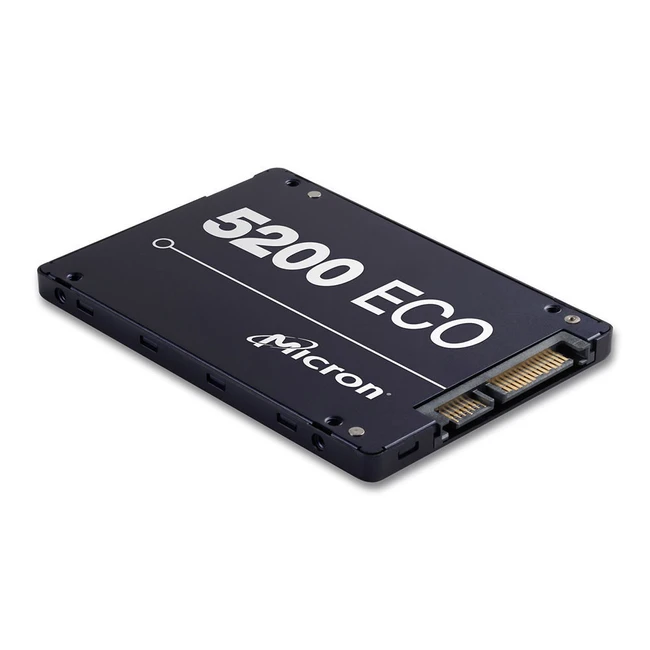 Внутренний накопитель Micron 5200 ECO MTFDDAK480TDC-1AT1ZABYY (SSD (твердотельные), 480 ГБ, 2.5 дюйма, SATA)