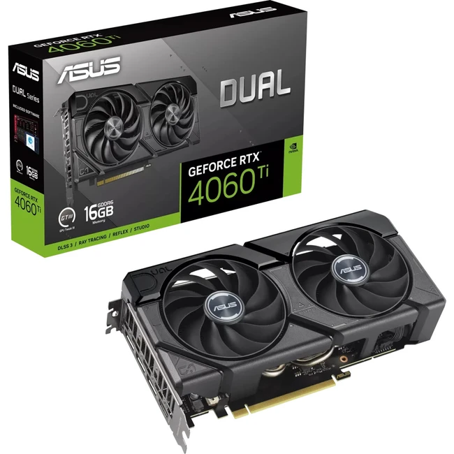 Видеокарта Asus DUAL-RTX4060TI-16G-EVO (16 ГБ)