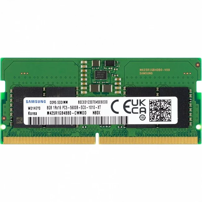 ОЗУ Samsung M425R1GB4PB0 M425R1GB4PB0-CWMOD (SO-DIMM, DDR5, 8 Гб, 5600 МГц)