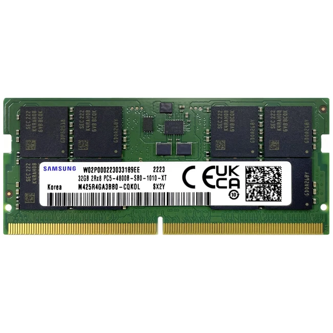 ОЗУ Samsung M425R4GA3BB0 M425R4GA3BB0-CQKOL SO-DIMM, DDR5, 32 Гб, 4800 МГц