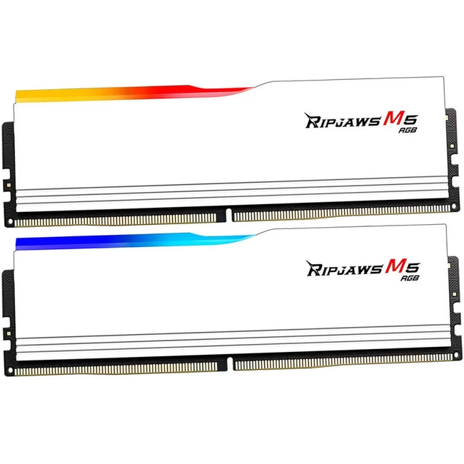 ОЗУ G.Skill RipJaws M5 RGB F5-6000J3648D16GX2-RM5RW (DIMM, DDR5, 32 Гб (2 х 16 Гб), 6000 МГц)