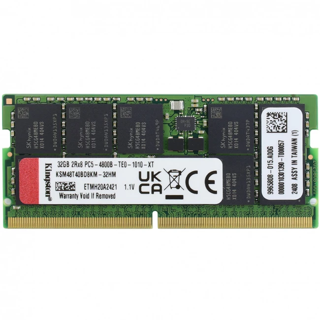 ОЗУ Kingston KSM48T40BD8KM-32HM (SO-DIMM, DDR5, 32 Гб, 4800 МГц)
