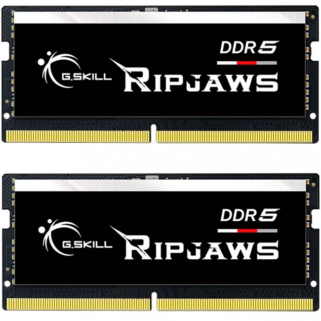 ОЗУ G.Skill RipJaws F5-5600S4645A32GX2-RS (SO-DIMM, DDR5, 64 Гб (2 х 32 Гб), 5600 МГц)