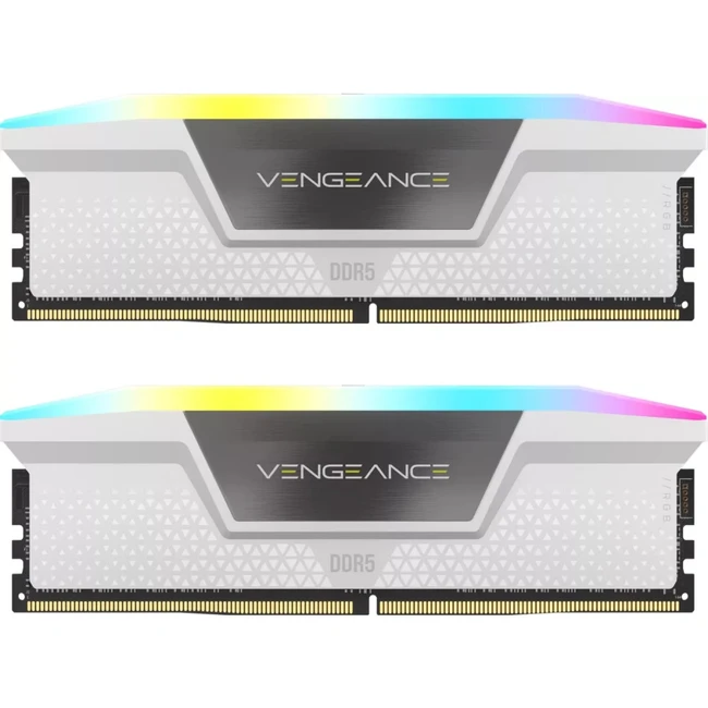 ОЗУ Corsair Vengeance RGB CMH32GX5M2B6400C36W (DIMM, DDR5, 32 Гб (2 х 16 Гб), 6400 МГц)