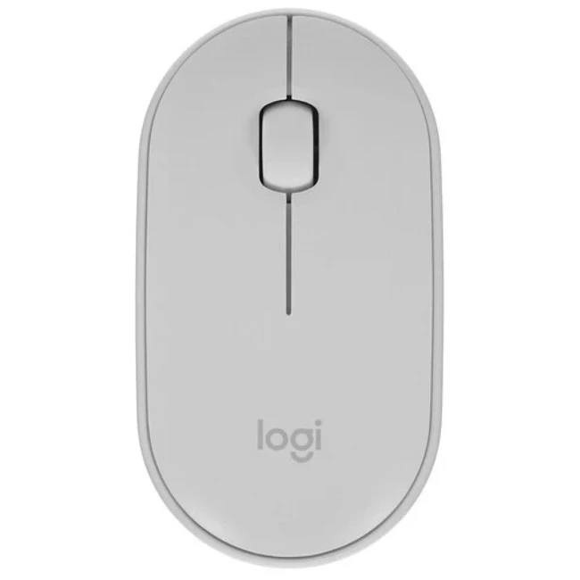 Мышь Logitech Pebble M350 Off-White 910-005541/910-005716 Бюджетные, Беспроводная