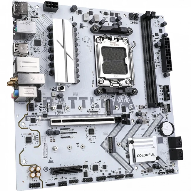 Материнская плата Colorful BATTLE-AX A620M-GHA WIFI V14 BATTLE-AX A620M-GHA WIFI V14||oem (Micro-ATX, AMD AM5)