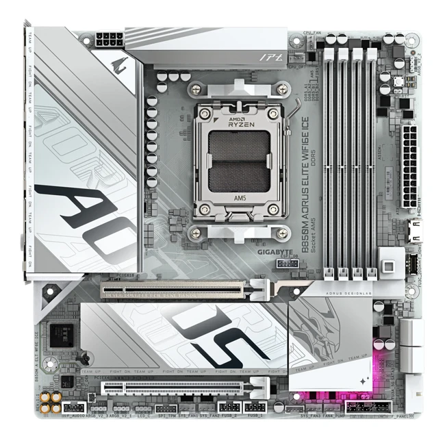 Материнская плата Gigabyte B850M A ELT WF6E ICE Micro-ATX, AMD AM5