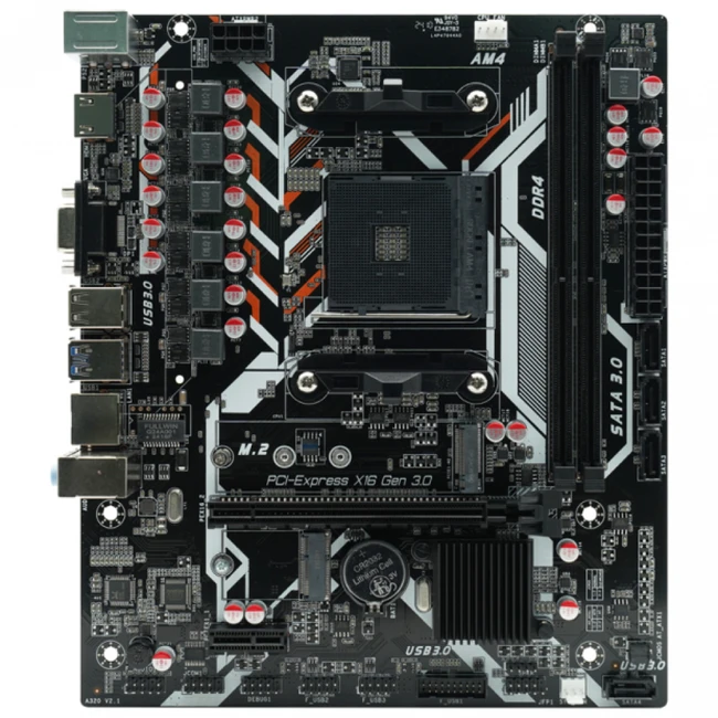 Материнская плата AFOX B450D4-MA5-V2 (Micro-ATX, AMD AM4)