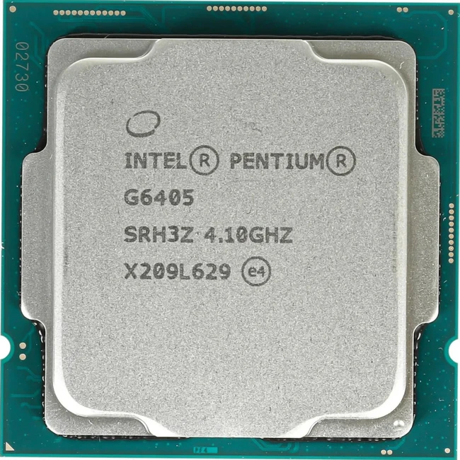 Процессор Intel Pentium G6405 S1200 OEM CM8070104291811 S RH3Z 999TKZ (2, 4.1 ГГц, 4 МБ, OEM)
