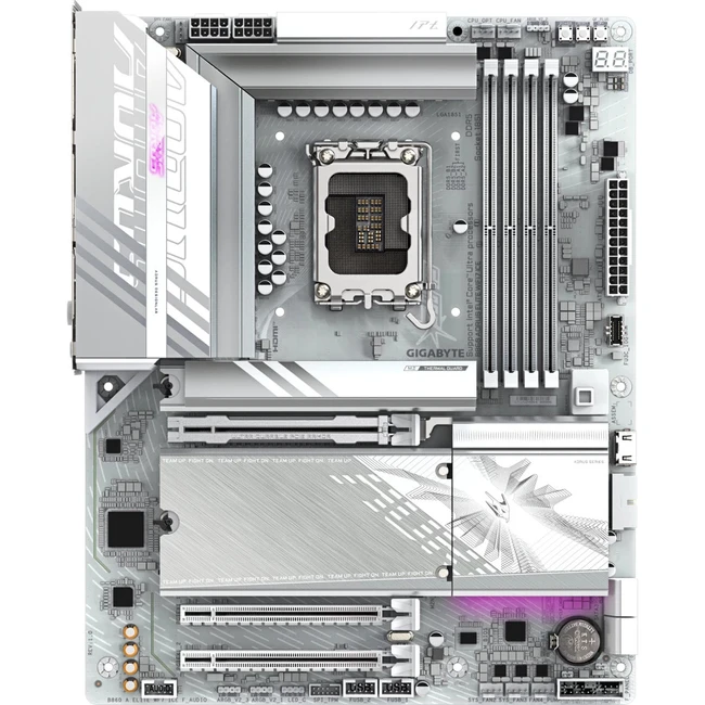 Материнская плата Gigabyte B860 AORUS ELITE WIFI7 ICE (ATX, LGA 1851)