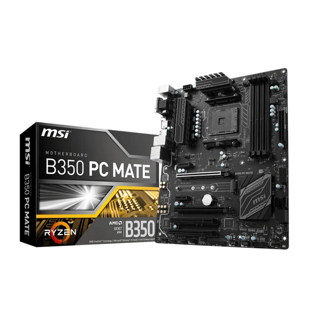 Материнская плата MSI B350 PC MATE (ATX, AMD AM4)