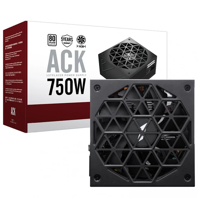 Блок питания 1STPLAYER HA-750AC2-BK 750 Вт