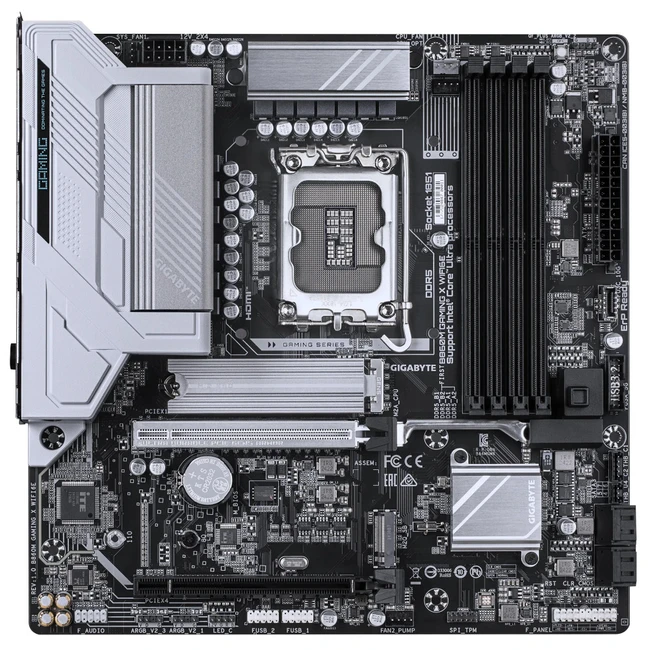 Материнская плата Gigabyte B860M GAMING X WIFI6E Micro-ATX, LGA 1851
