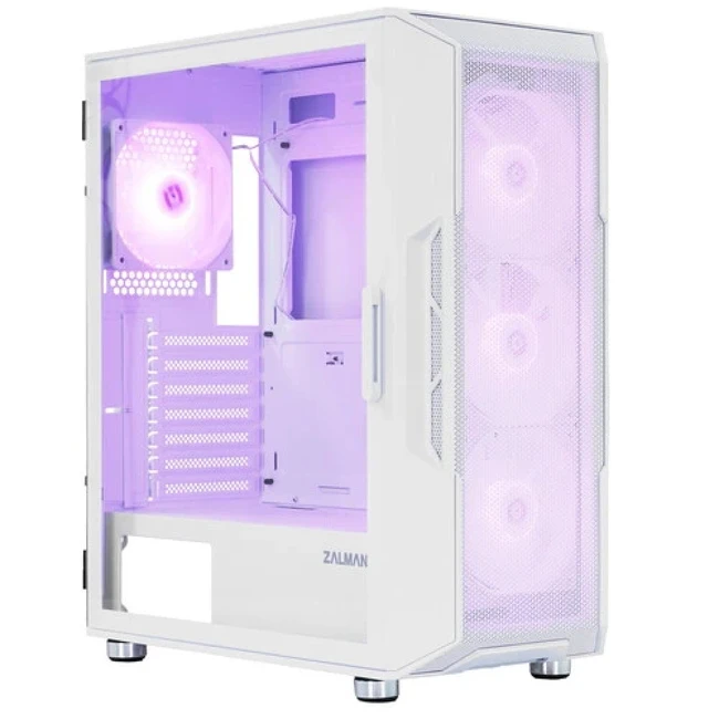 Корпус Zalman i3 NEO ARGB Белый I3 NEO ARGB White (Игровые, Mid-Tower)