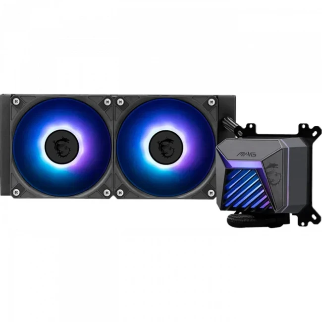 Охлаждение MSI MAG CORELIQUID A15 240 2x ARGB 306-7ZWAA11-L80 (Для процессора)