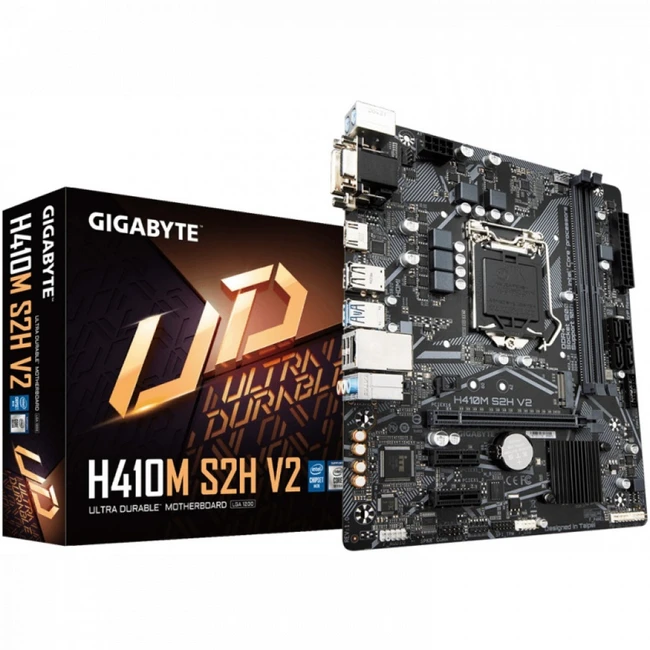 Материнская плата Gigabyte H410M S2H V2 2.0 (Micro-ATX, LGA 1200)