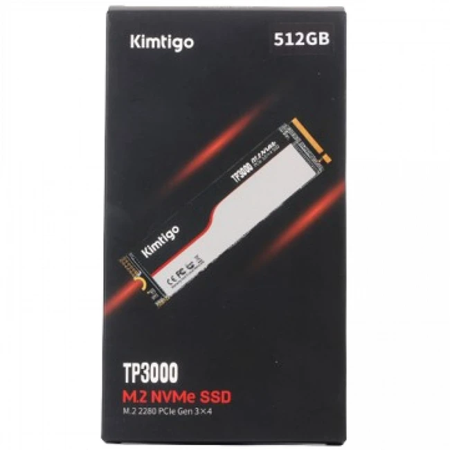 Внутренний жесткий диск Kimtigo TP3000-512G (SSD (твердотельные), 512 ГБ, M.2, PCIe)