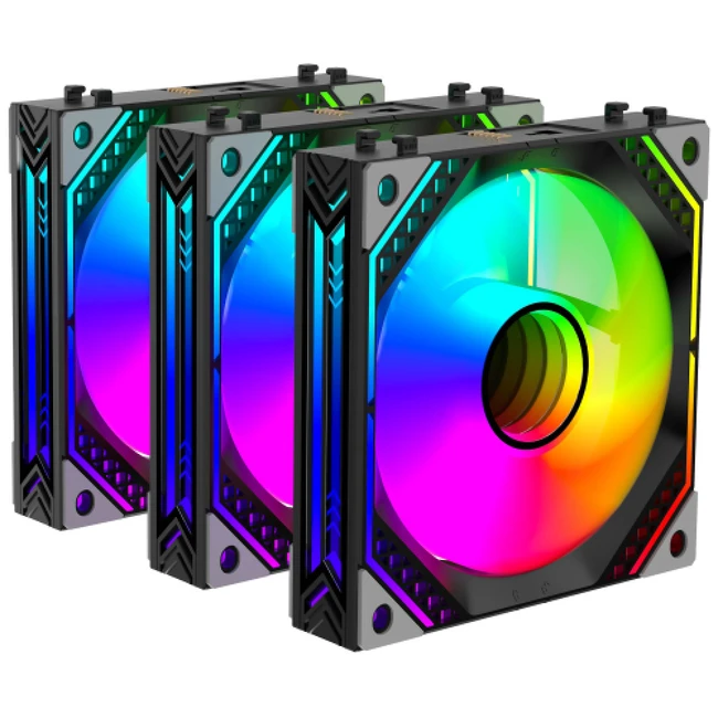 Система охлаждения 2E Air Cool 2E-ACF120MB-ARGB Для системного блока