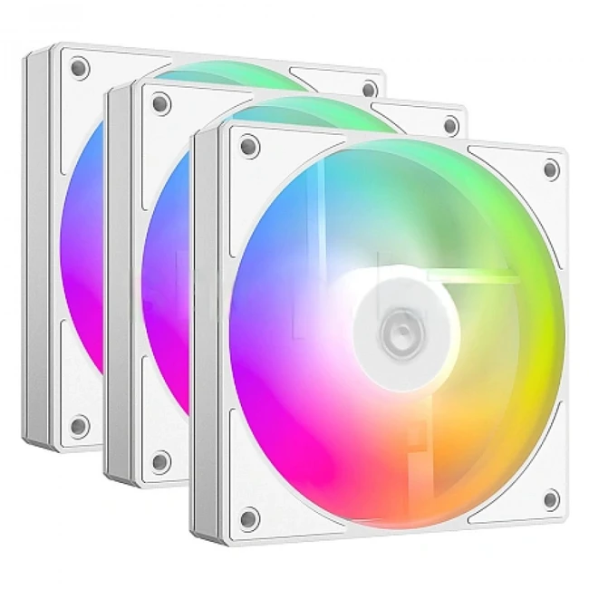 Охлаждение ID-Cooling AS-120-ARGB-W Trio ID-FAN-AS-120-ARGB-W TRIO (Для системного блока)