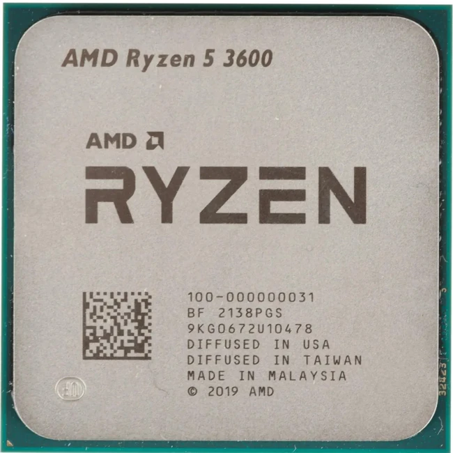 Процессор AMD Ryzen 5 3600 Ryzen 5 3600 OEM (6, 3.6 ГГц, 32 МБ, OEM)
