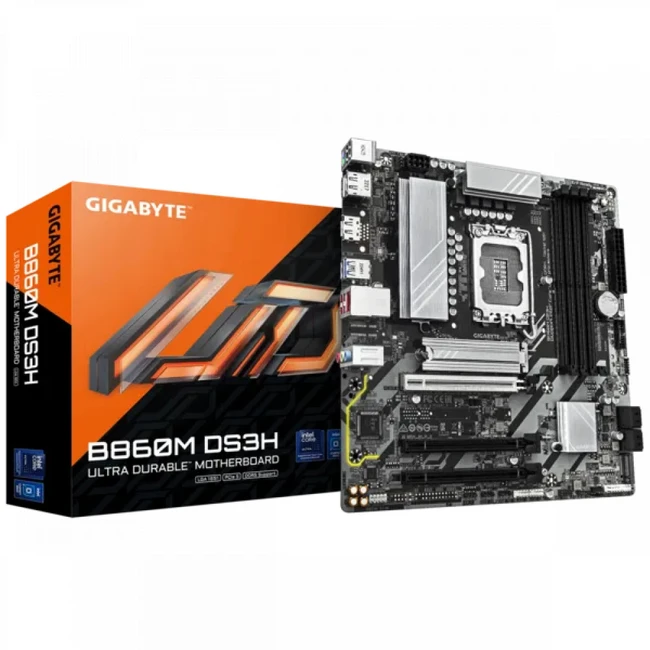 Материнская плата Gigabyte B860M DS3H B860M DS3H 1.0 (Micro-ATX, LGA 1851)