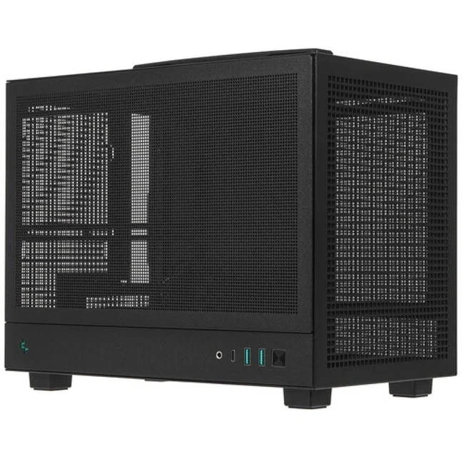 Корпус Deepcool CH160 MESH BK R-CH160-BKNMI0-G-1 (Имиджевые, Mini-Tower)