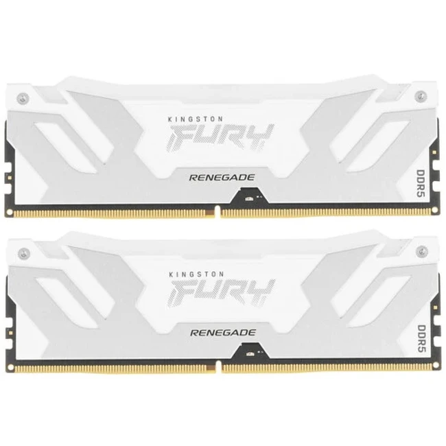 ОЗУ Kingston Fury Renegade White RGB KF568C36RWAK2-32 (DDR5, 32 Гб (2 х 16 Гб), 6800 МГц)