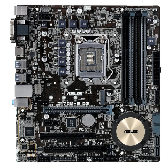 Материнская плата Asus Z170M-E D3 (Micro-ATX, LGA 1151)