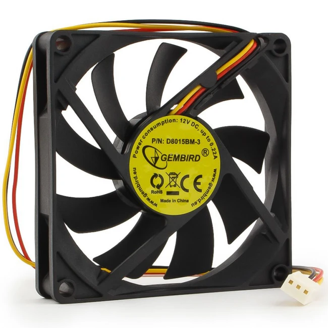 Система охлаждения Gembird D8015BM-3 Для системного блока