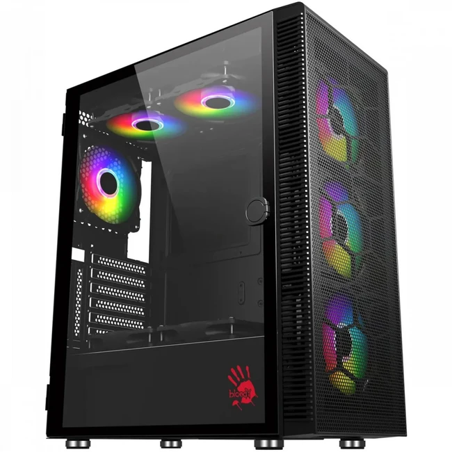 Корпус Bloody BD-CC116 Black BD-CC116-BK (Игровые, Mid-Tower)