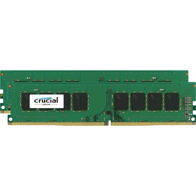 ОЗУ Crucial 16GB KIT (2x8Gb) DDR4 2400MHz CT2K8G4DFD824A (DIMM, DDR4, 16 Гб (2 х 8 Гб), 2400 МГц)