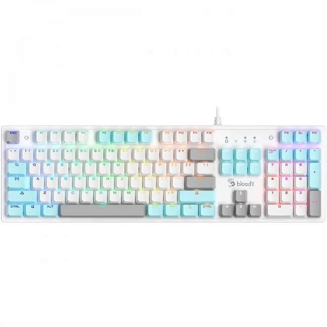 Клавиатура Bloody S520N ICY WHITE (Проводная, USB)