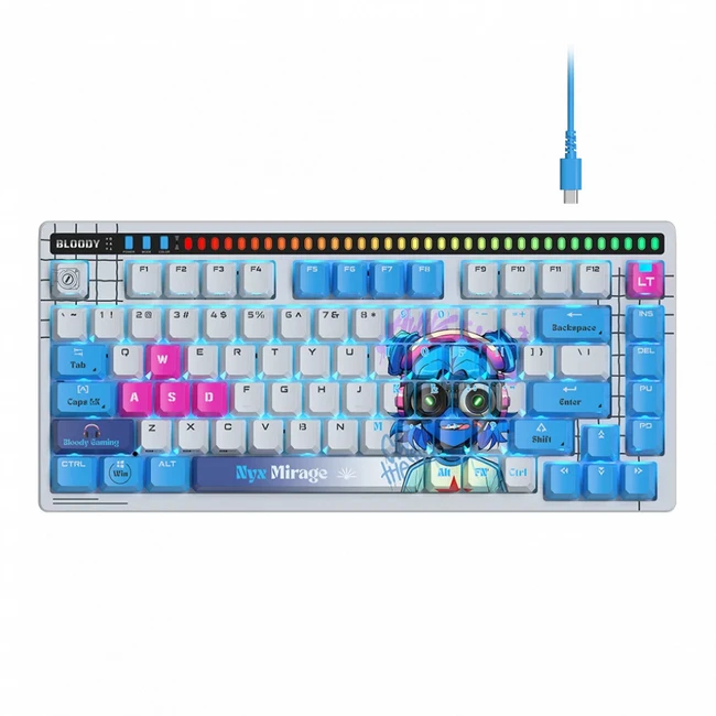 Клавиатура Bloody AT75 Nyx Mirage Проводная, USB