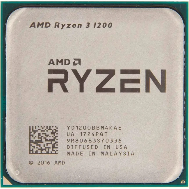 Процессор AMD Ryzen 3 1200 YD1200BBM4KAE OEM (4, 3.1 ГГц, 8 МБ, OEM)